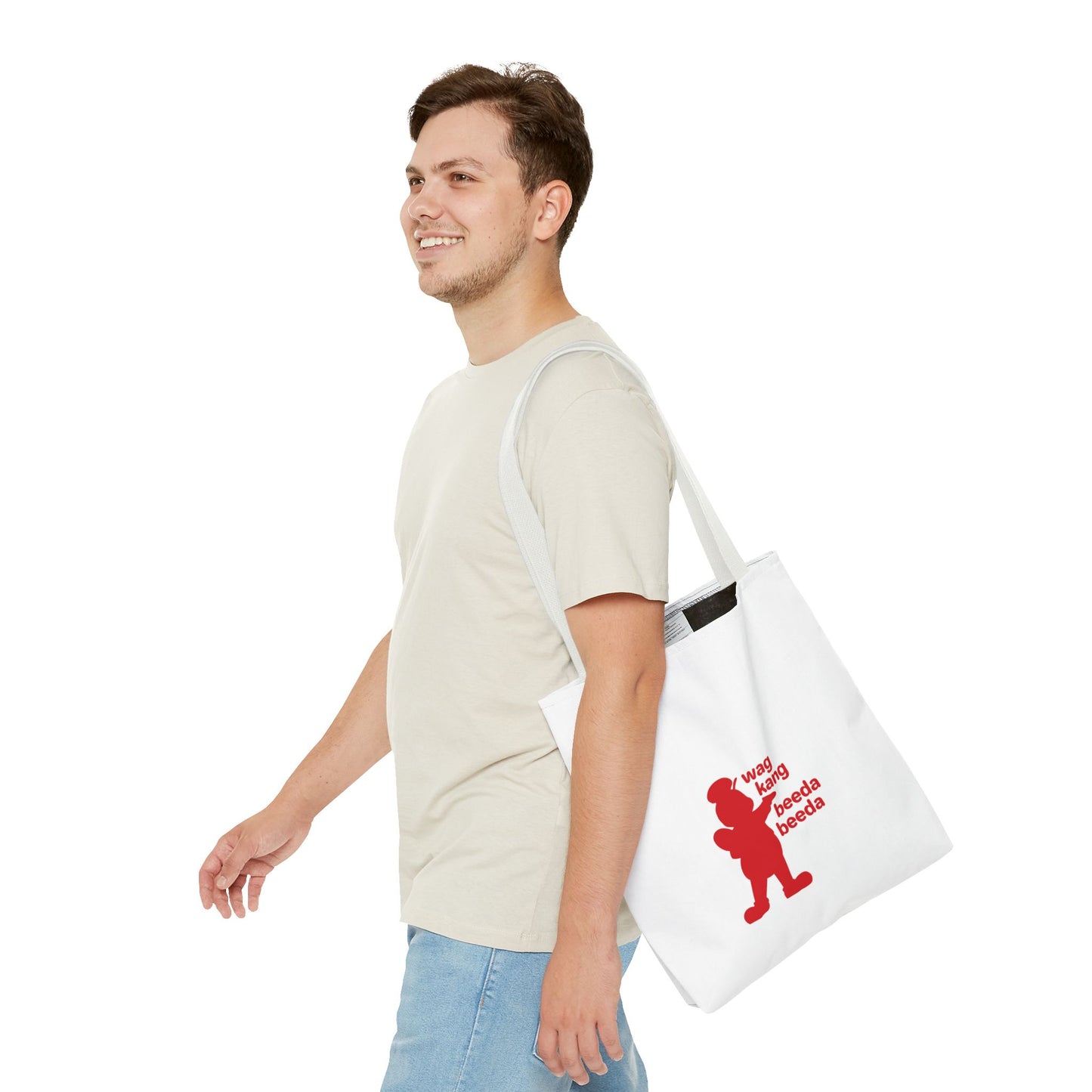 Wag kang beeda (silhouette) ToteBag