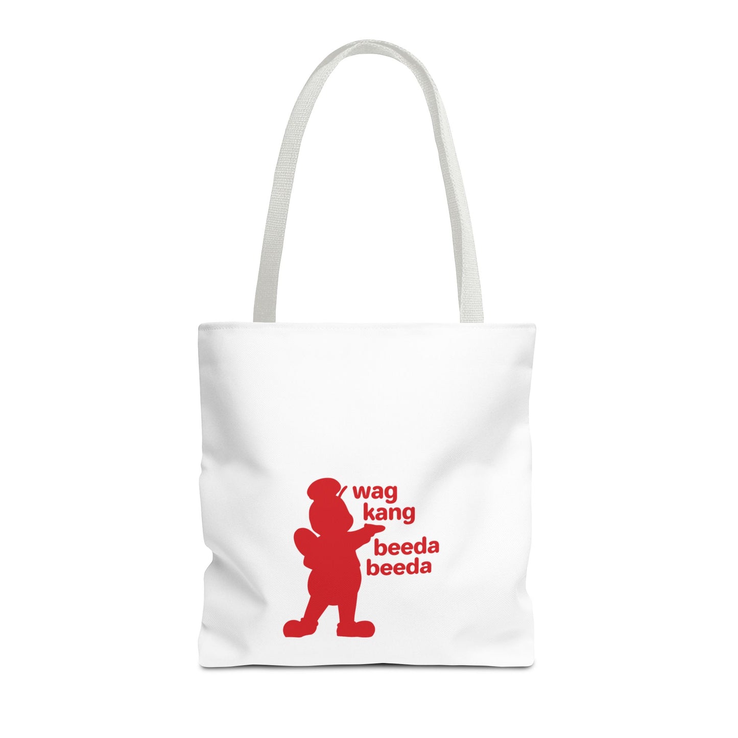 Wag kang beeda (silhouette) ToteBag