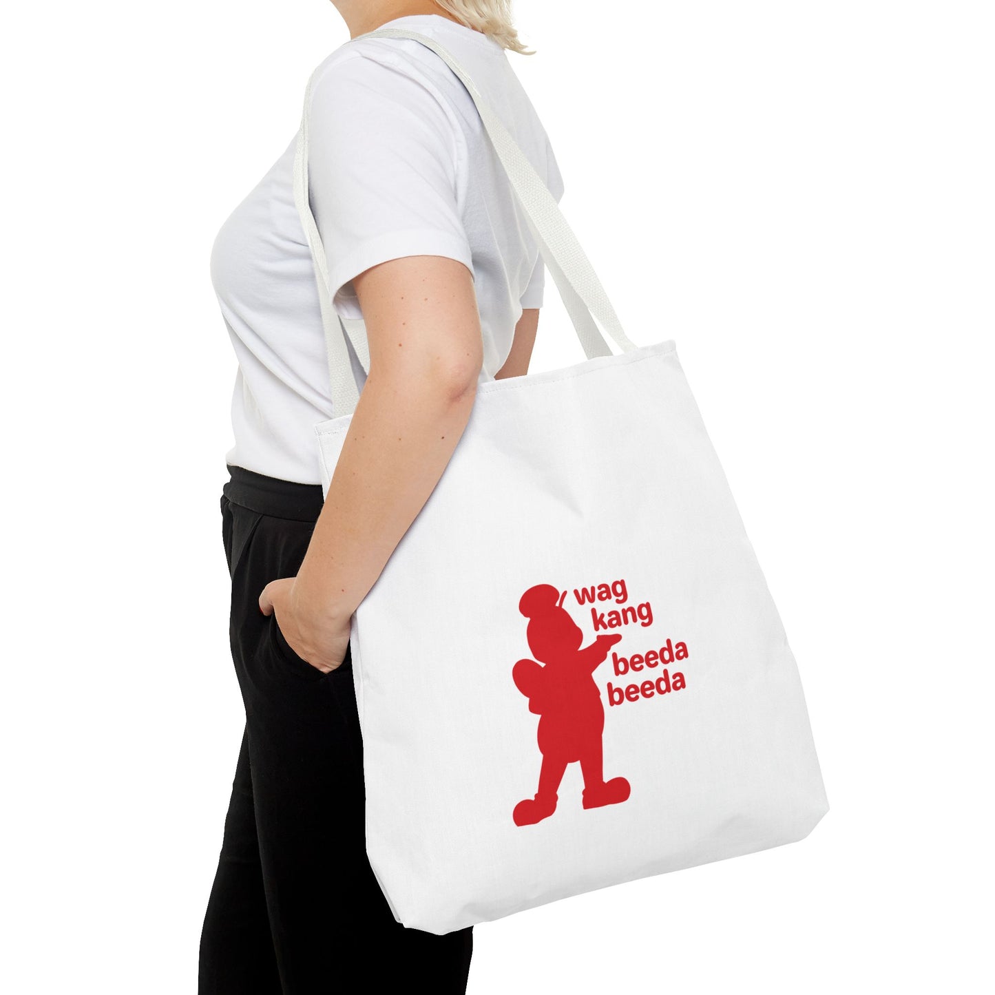 Wag kang beeda (silhouette) ToteBag