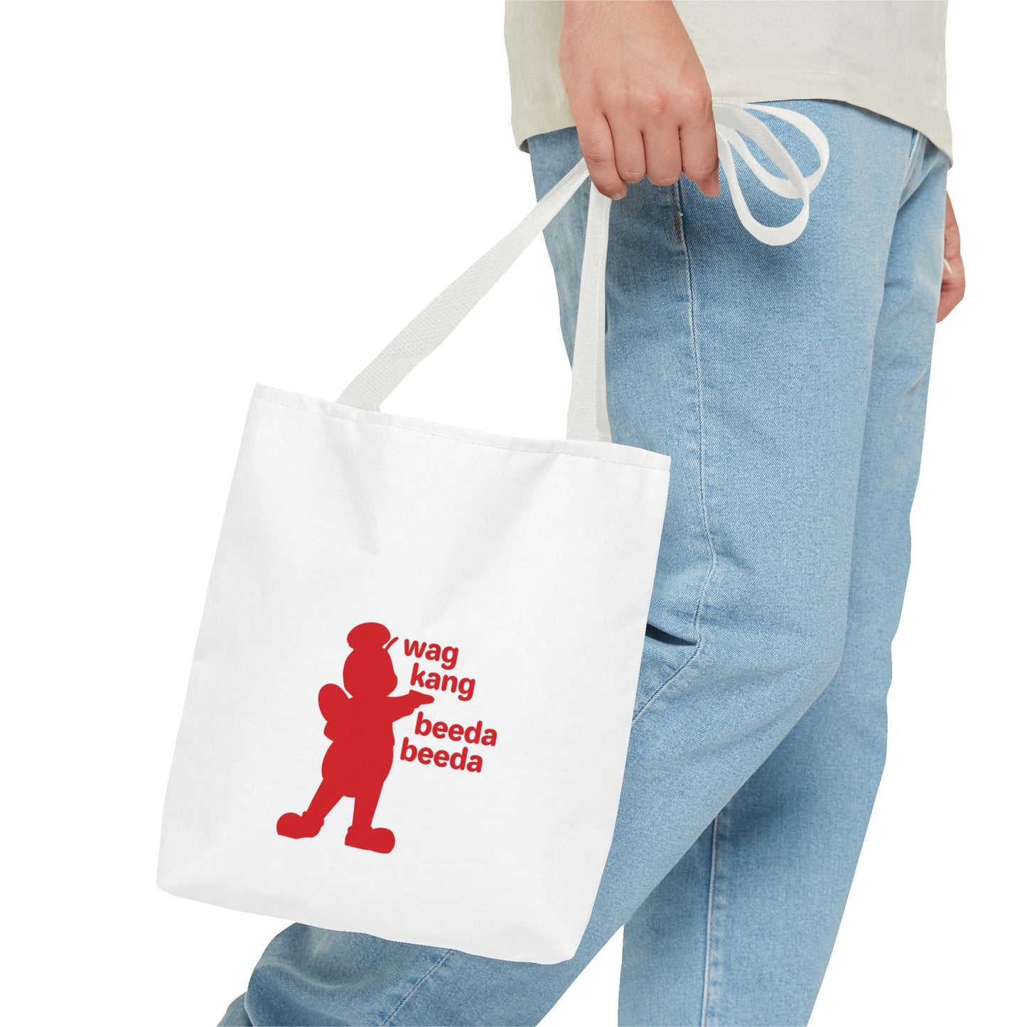 Wag kang beeda (silhouette) ToteBag