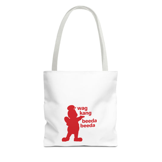 Wag kang beeda (silhouette) ToteBag